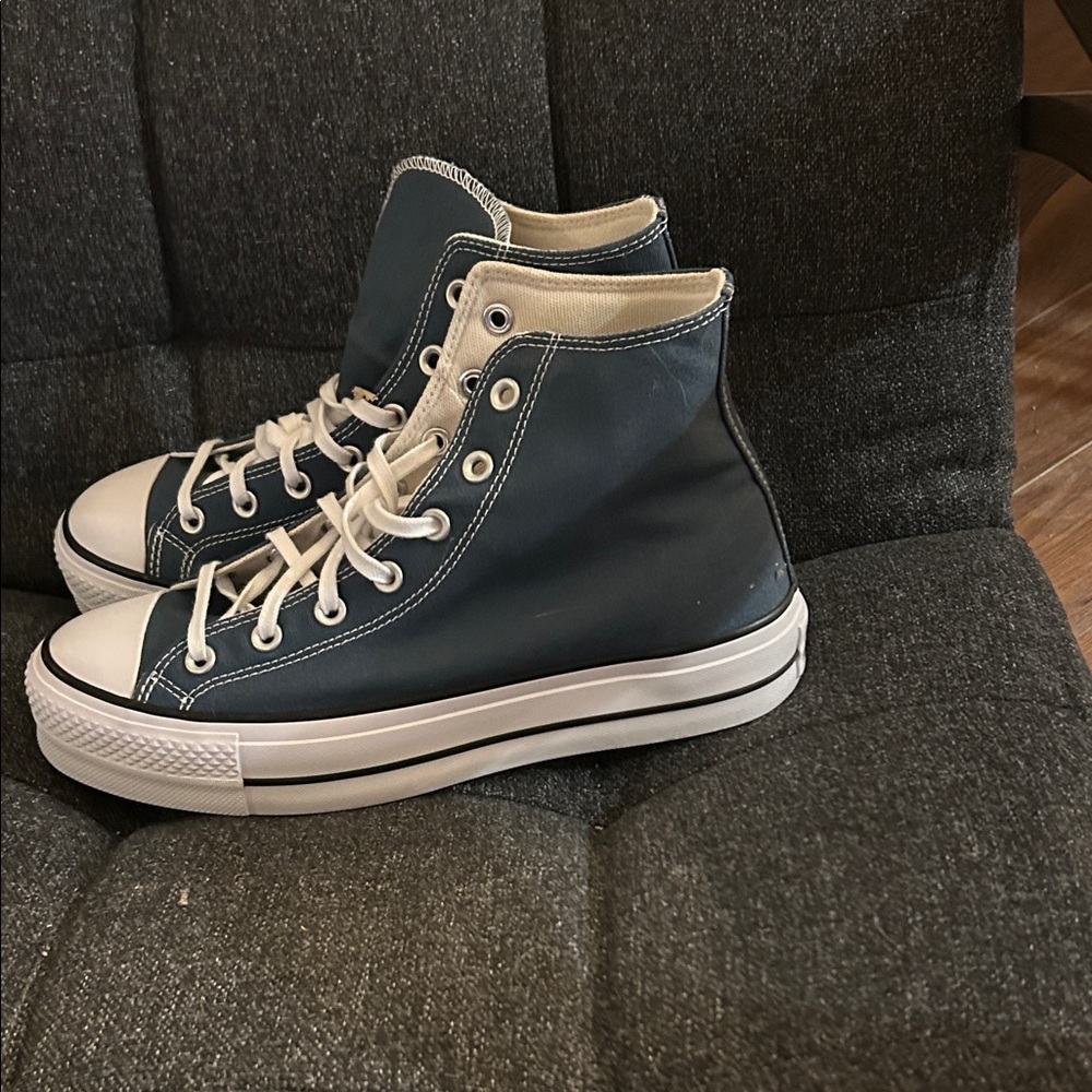 Converse Cream High-Top Sneakers